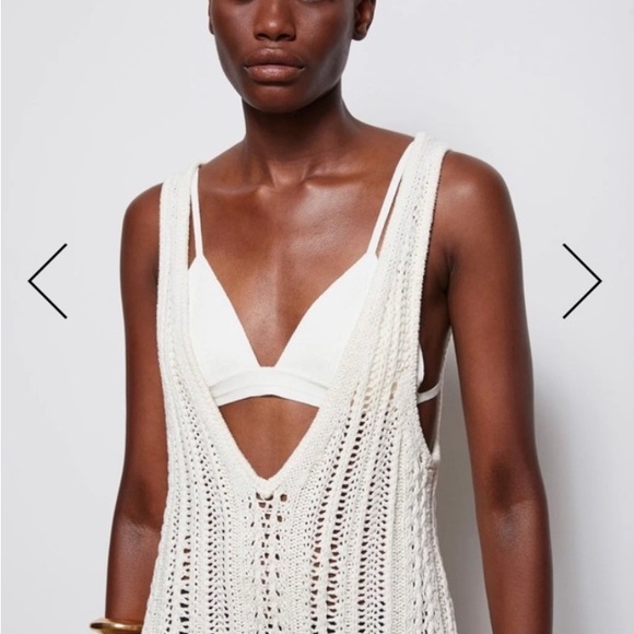 Jonathan Simkhai Cream Crochet Dress - Picture 5 of 10